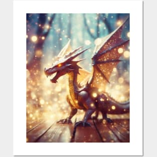 Dragon symbol Posters and Art